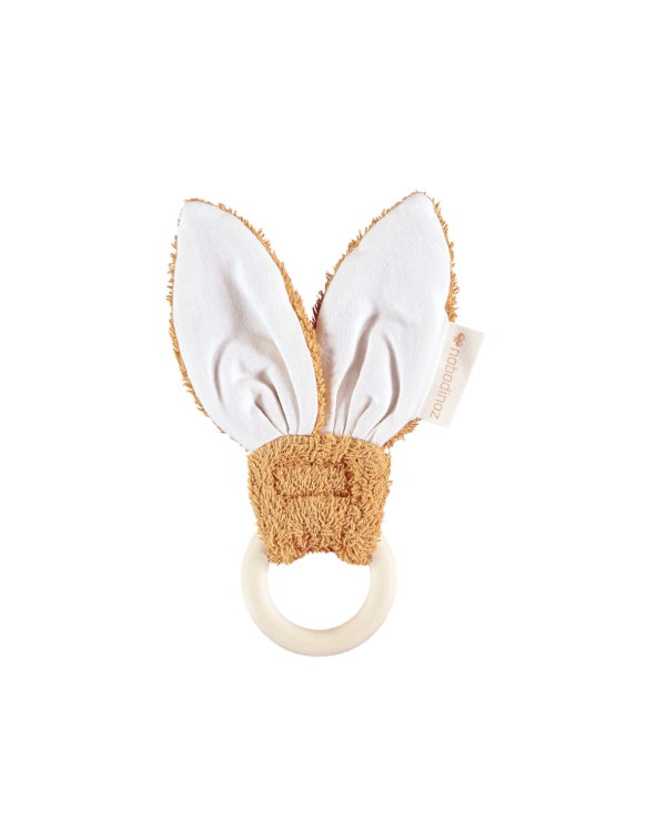 ANNEAU DE DENTITION SO CUTE BUNNY CARAMEL De NOBODINOZ