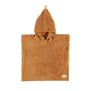 PONCHO EPONGE 3-5 ANS CARAMEL