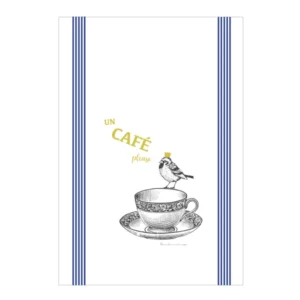 TORCHON SERIGRAPHIE CAFE – Image 2