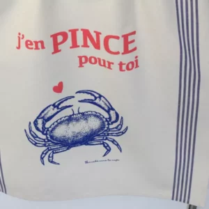 TORCHON SERIGRAPHIE CRABE – Image 4