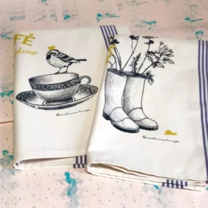 TORCHON SERIGRAPHIE BOTTES – Image 3