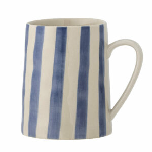 Mug begonia bleu en grès – Image 2