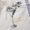 TORCHON SERIGRAPHIE COCKTAIL