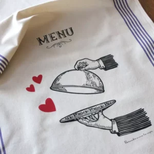 TORCHON SERIGRAPHIE MENU – Image 2