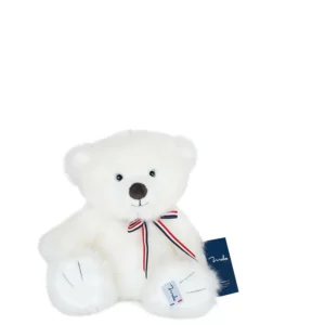 L'OURS FRANCAIS BLANC - MAILOU - 35 cm