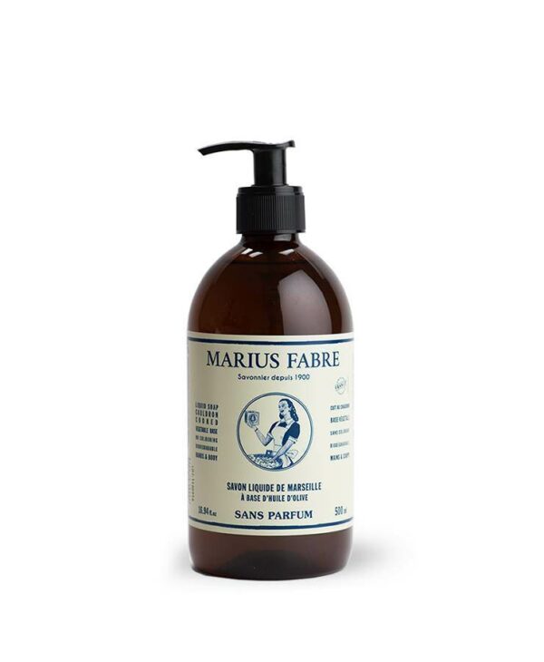 Savon liquide de Marseille sans parfum, 500ml