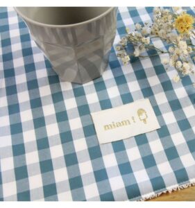 SERVIETTE ELASTIQUE SAUGE – Image 2