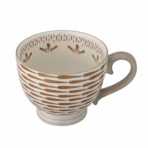 Mug orange en grès – Image 2