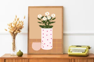 Affiche vase coeur de GREEN&PAPER – Image 4