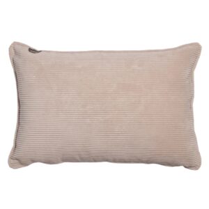 COUSSIN RECTANGULAIRE VELOURS CÔTELÉ BEIGE 60 * 40 de Maison JEUDI