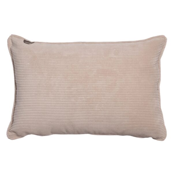 COUSSIN RECTANGULAIRE VELOURS CÔTELÉ BEIGE 60 * 40 de Maison JEUDI