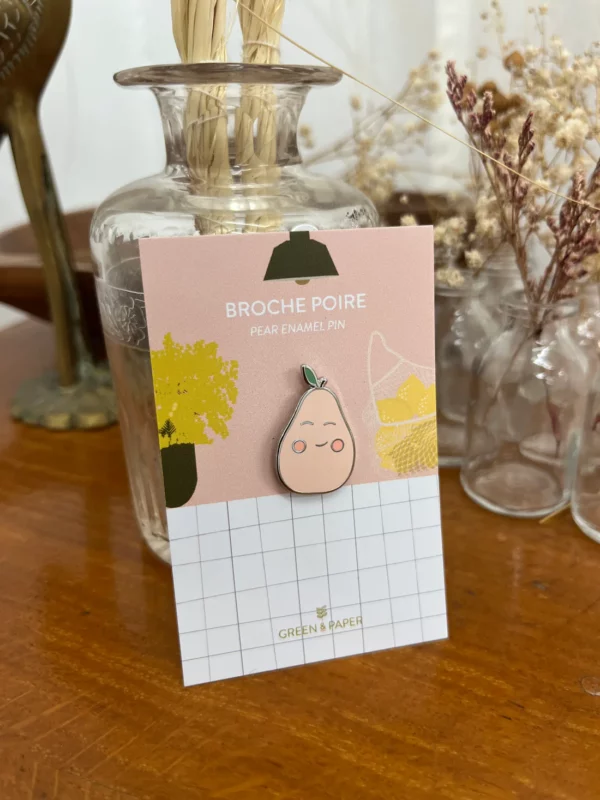 Pin's poire de GREEN&PAPER