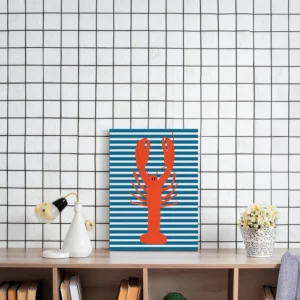 Affiche homard à rayures de GREEN&PAPER – Image 3