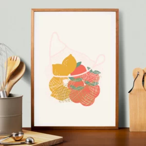 AFFICHE panier de fruits tutti frutti de GREEN&PAPER – Image 2