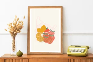 AFFICHE panier de fruits tutti frutti de GREEN&PAPER – Image 3