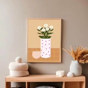 Affiche vase coeur de GREEN&PAPER – Image 2