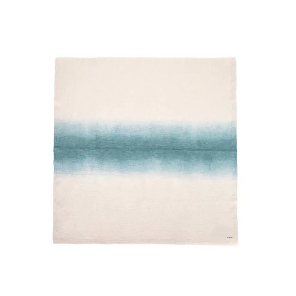 Mini nappe Tie and Dye 100x100 cm - TANDORI Aqua