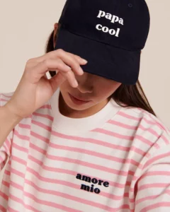 La casquette brodée Papa cool - charbon – Image 6