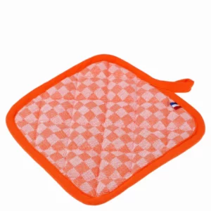 LE GANT ET LA MANIQUE DAMIER "Abricot" by La Carafe – Image 2
