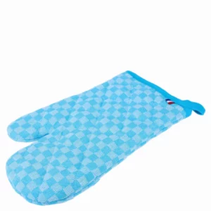 LE GANT ET LA MANIQUE DAMIER "Azur" by La Carafe – Image 4