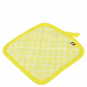 LE GANT ET LA MANIQUE DAMIER "Citron" by La Carafe – Image 3