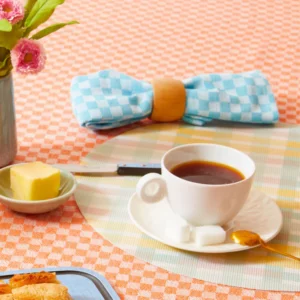 LES SERVIETTES DE TABLE (LOT DE 2) "Lagune" by La carafe – Image 2