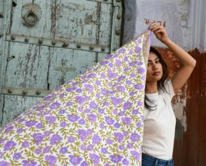 FOULARD AUGUSTE LILAS – Image 7