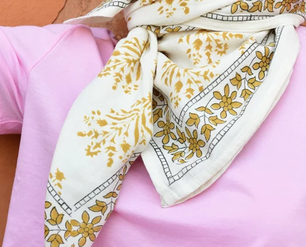FOULARD GALATIE ECRU