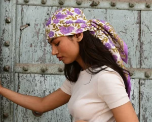 FOULARD AUGUSTE LILAS – Image 6