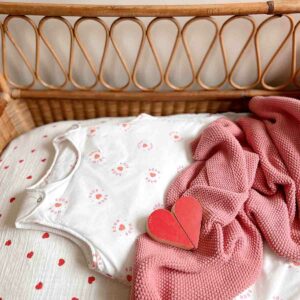 Couverture bébé  - Rose – Image 2