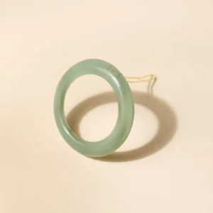 Barrette ronde - Vert d'eau