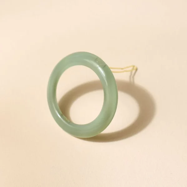 Barrette ronde - Vert d'eau