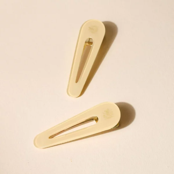 Lot de 2 barrettes - Ivoire