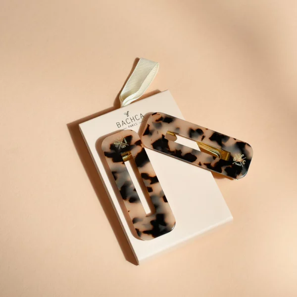 Lot de 2 Barrettes "Ecaille"