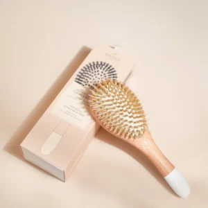 Brosse en bois démélage et brillance - Large