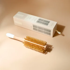 Brosse ronde en bois - 100% sanglier