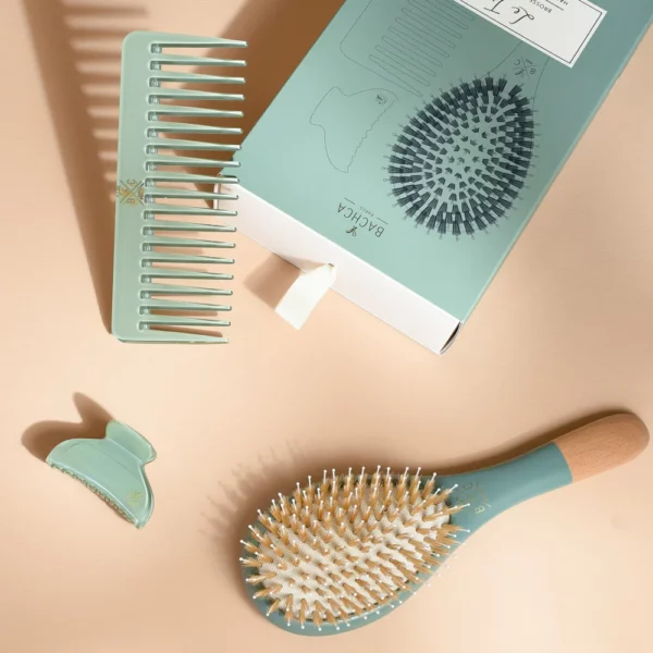 Coffret Triso - Opaline - Brosse démélage et brillance