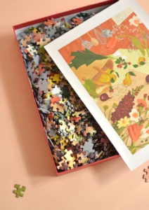 PUZZLE LE RETOUR DU MARCHE - 1000 PIECES – Image 5