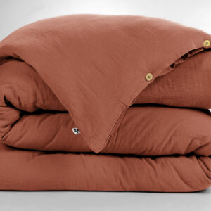 HOUSSE DE COUETTE GAIA TERRACOTTA 260*240