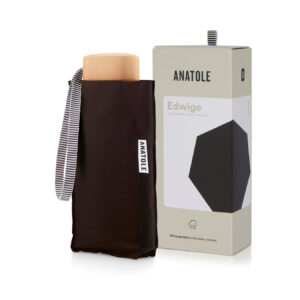 PARAPLUIE  CHOCOLAT NOIR - EDWIGE