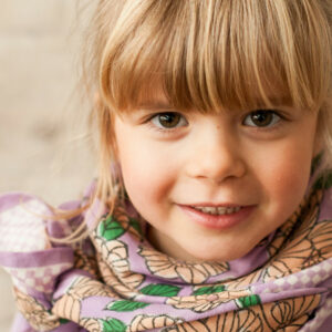 FOULARD LATIKA "BLOOM" LAVANDE