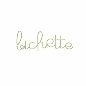 Petit mot métal bichette