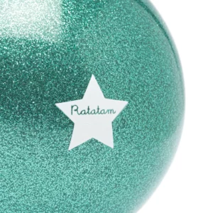 Ballon mouton pailleté 10 cm – Vert – Image 3
