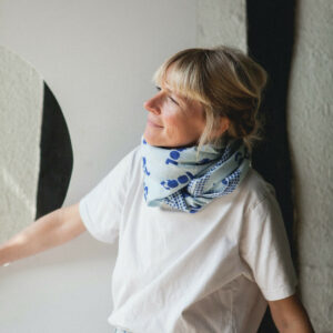 FOULARD LATIKA "COOL" HIRONDELE