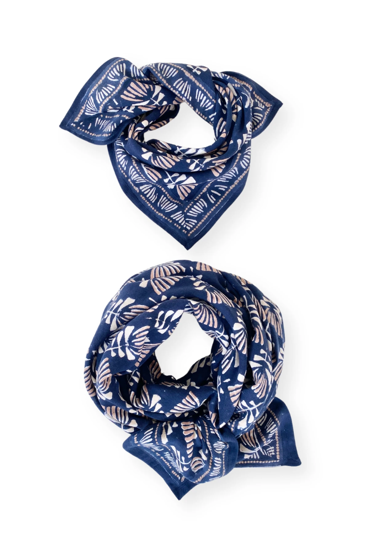 FOULARD LATIKA "TRESSE" GRAPHITE – Image 2