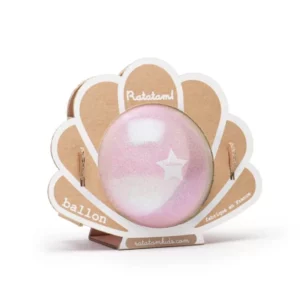 PETIT BALLON PAILLETÉ COQUILLAGE ROSE