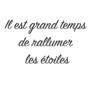 LOVELY SIOOU - IL EST GRAND TEMPS DE RALLUMER LES ETOILES