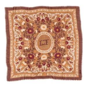 FOULARD MARIE ANTOINETTE CAMEL BEIGE