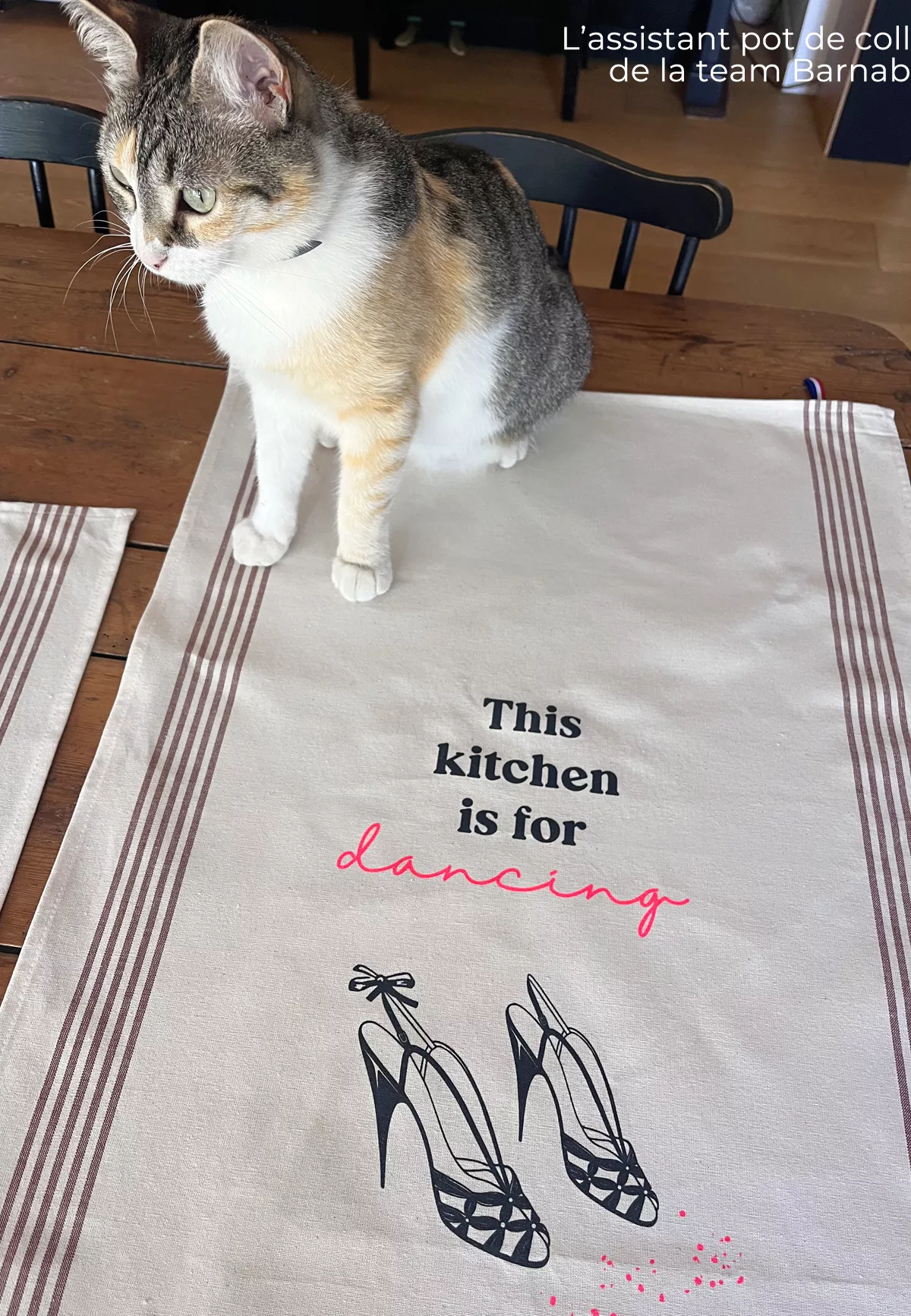 TORCHON SERIGRAPHIE KITCHEN DANCING – Image 4