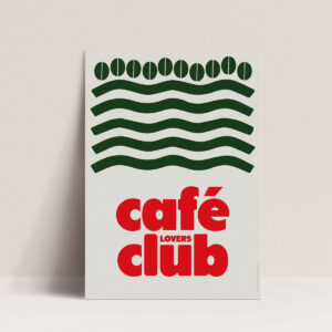 AFFICHE - CAFE LOVERS CLUB 30 *40